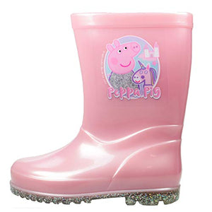 Peppa Pig & Unicorn Girls Official Wellies | Wellington Boots Shoes | Pink
