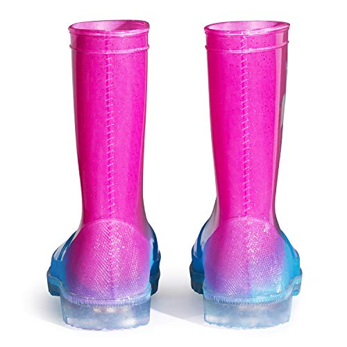 Unicorn Light-Up Rain Boots, Flashing Wellies for Girls and Boys | Assorted Sizes