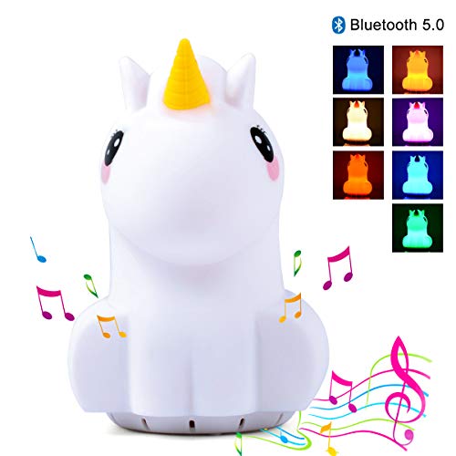 Kids Unicorn Night Light Bluetooth