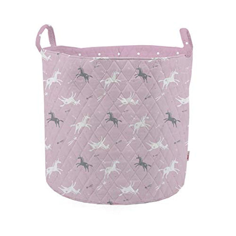 Unicorn Quilted Toy Bag Laundry Basket