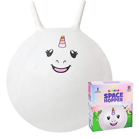 Kids Unicorn Space Hopper | 45cm Unicorn Jumping Ball | Unicorn Gift 