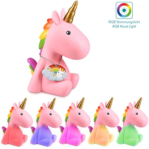 Unicorn Colour Changing LED Lamp Kids