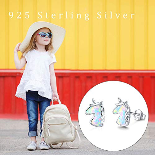 Sterling Silvers Unicorn Earrings 