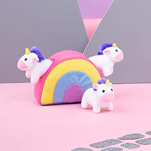 Rainbow Unicorn Dog Toy 