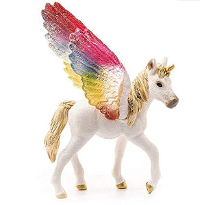 Schleich Winged Rainbow Unicorn Foal Figure | 70577