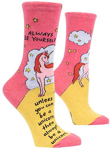 Always Be A Unicorn Socks | Blue Q  | Women's Socks 