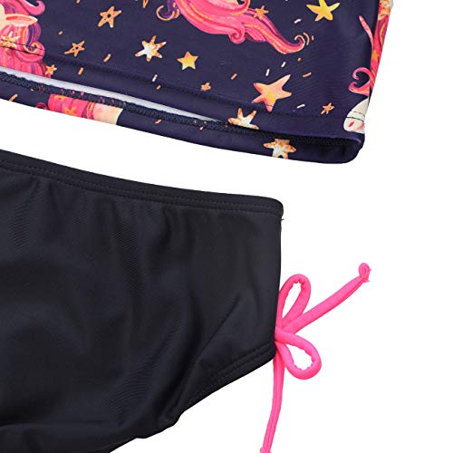 DAYU Kids Set- Unicorn Swimsuit Girls Top + Shorts Summer UV
