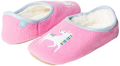 Joules | Unicorn Pink Slippers For Girls 