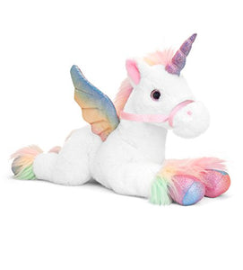 Keel Toys SF2121AMB Pegasus Soft Toy, White, 50cm