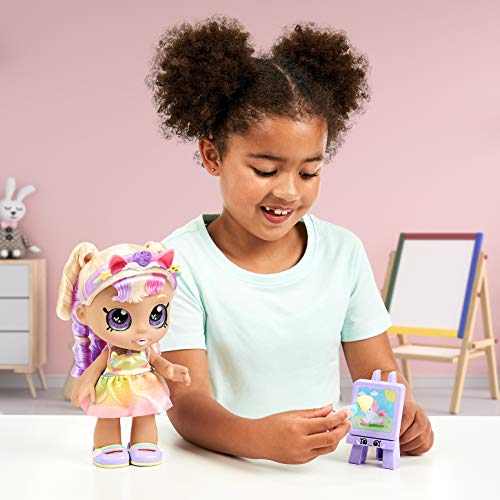 Kindi Kids Toddler Doll | Mystabella Unicorn Dress Up | Includes 2 Outfits & Shopkins Accessories