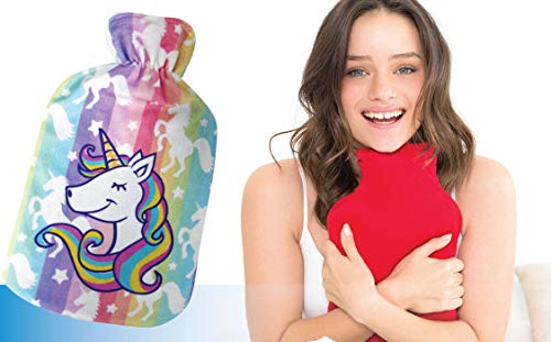 Rainbow Unicorn Hot Water Bottle 