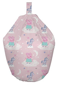 Official Peppa Pig & Unicorn Beanbag Chair | Perfect For Any Kids Bedroom Or Playroom