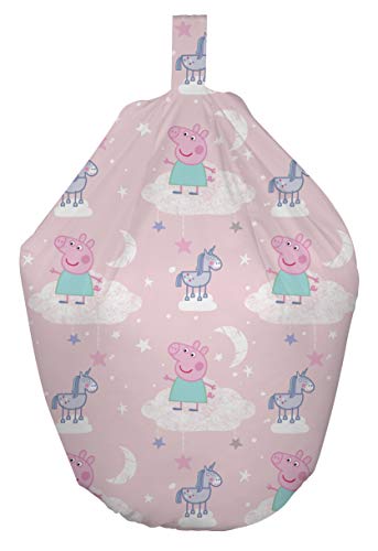 Official Peppa Pig Unicorn Beanbag Chair Perfect For Any Kids Bedroom Or Playroom
