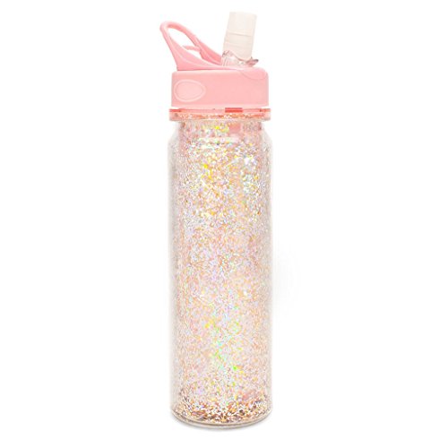 Glittered Water Bottle | Pink Stardust | Unicorn Style