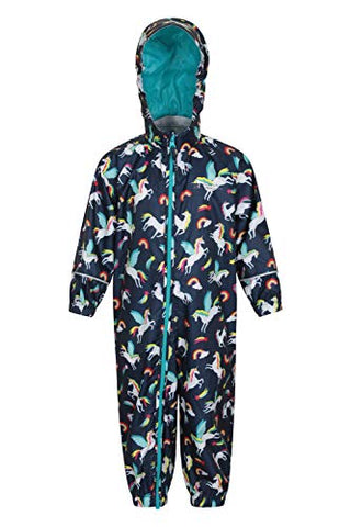 Unicorn Puddle Suit For Kids | Waterproof Children's Rain Coat | Mountain Warehouse