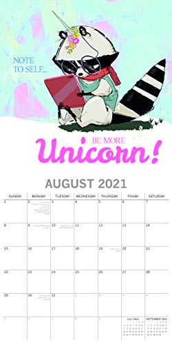 Wall Calendar Unicorn Design 2021