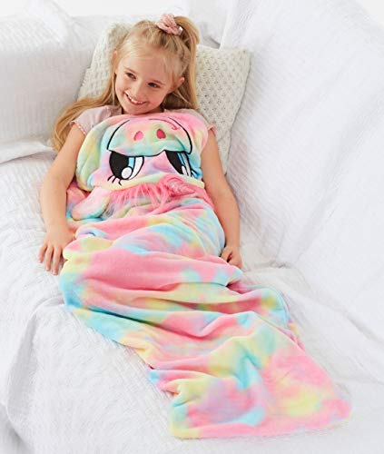 Kids Unicorn Sleeping Bag Multicoloured 