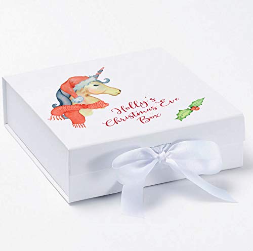 Personalised Unicorn Christmas Eve Box 