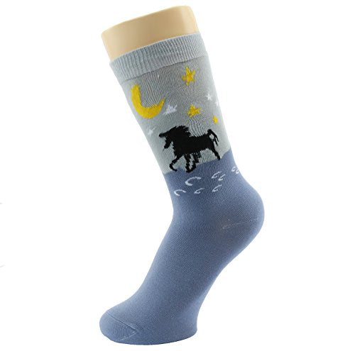 Unicorn Socks - Funky My Story Womens Socks - 5 Pack Socks Gift Box Size 4-8 (4-8, Enchanted Unicorn Stories)
