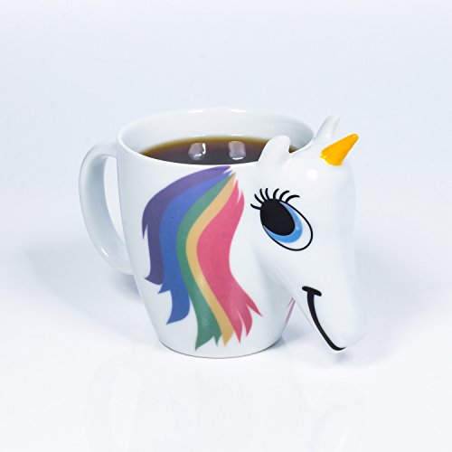 Cute Colour Changing Unicorn Mug, Multi-Colour
