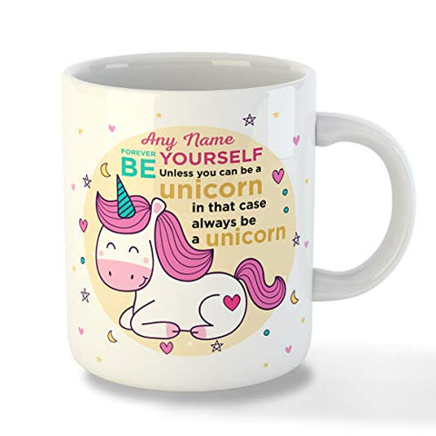 Unicorn Personalised Mug For Girls | Novelty Mugs Funny Gifts For Women 