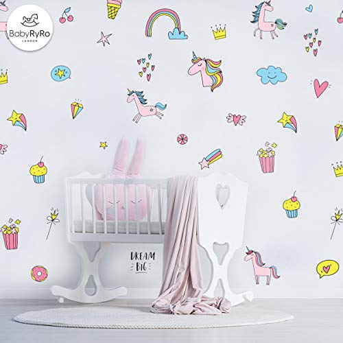 Nursery Unicorn Wall Stickers 