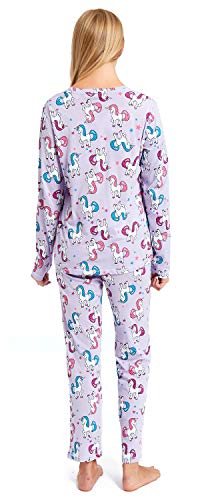 Unicorn Matching Pyjamas Lilac