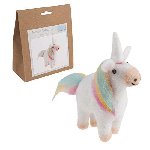 Trimits Needle Felting Kit Unicorn | 12.5 x 10cm | Unicorn Design 