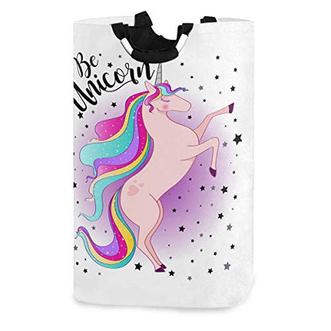 Multi Coloured Unicorn Storage Bag Washing Bag