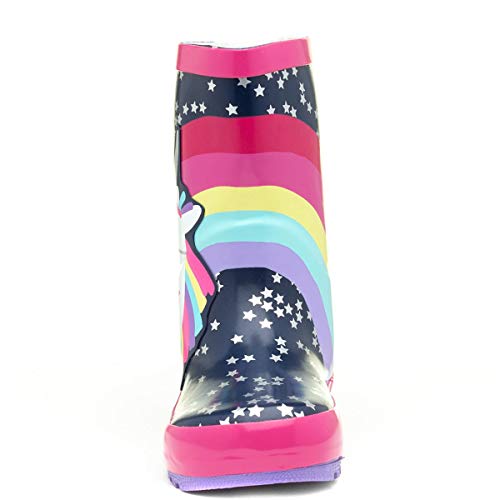Rainbow Unicorn Kids Wellington Boots 