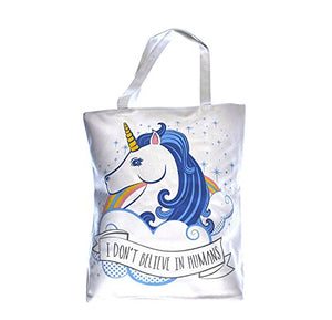 Unicorns Don't Believe In Humans Tote Shopping Bag