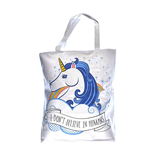 Unicorns Don't Believe In Humans Tote Shopping Bag