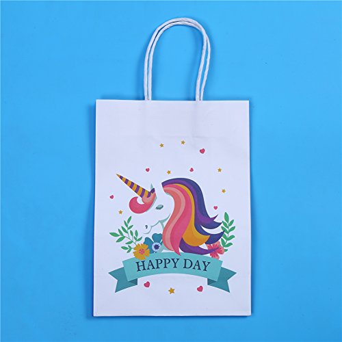 Unicorn Themed Party Bags With Handle