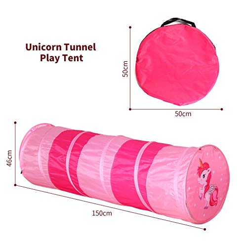 Unicorn Play Tunnel | Pink