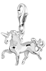 Unicorn Charm Pendant | 925 Sterling Silver | Fits All Charm Systems
