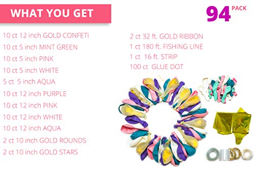 Mermaid Unicorn Balloon Garland & Arch Kit | Unicorn Party Supplies | Birthdays & Baby Shower