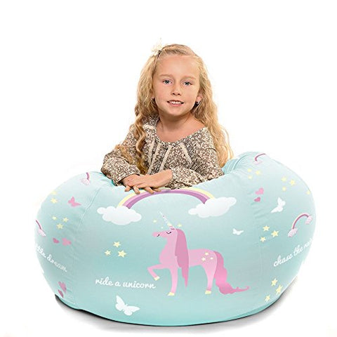 Personalised Kids Unicorn Beanbag (Medium)
