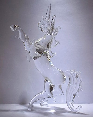 Unicorn Figurine Crystal Glass | Mythical Beast | Decorative Ornament