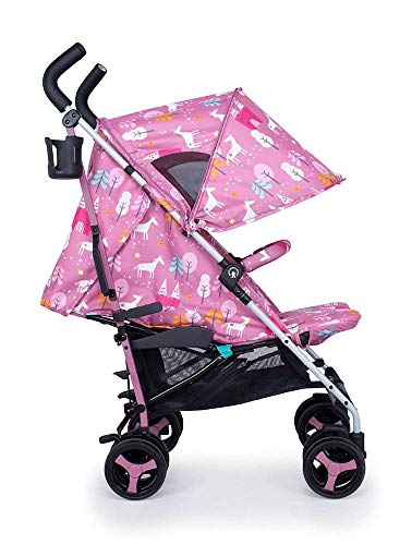 Pink unicorn stroller pushchair