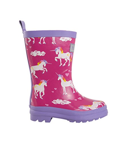 Pink And Lilac Unicorn Wellington Boots 