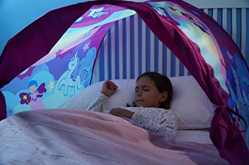 Unicorn Pop up Bed Tent – Dream Bed Tent for Children With lights
