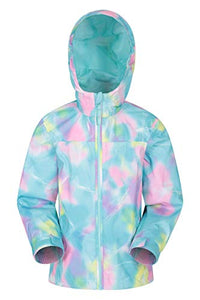 Kids Tie Dye Effects Raincoat Jacket 