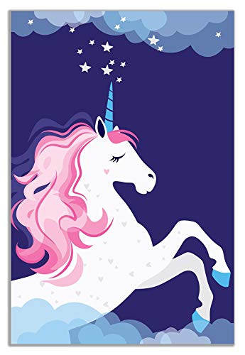 Magical Unicorn Pink Purple Canvas Print