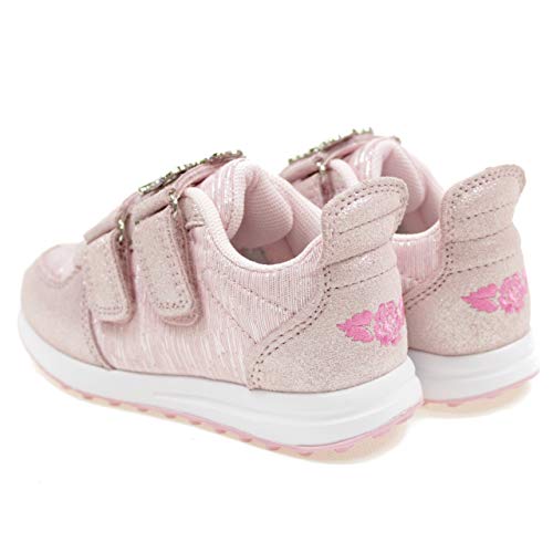 Lelli Kelly Rose Gold Pink Shimmer Unicorn Adjustable Shoes Trainers