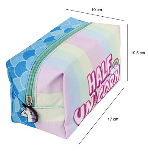 Half Unicorn Half Mermaid Make Up Bag | Toiletry Bag | FRINGOO®