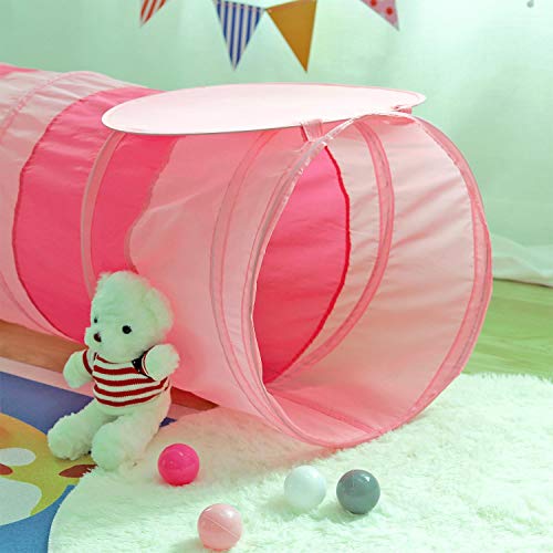 Unicorn Pop Up Play Tunnel | Pink | Indoor Or Outdoor | SOKA