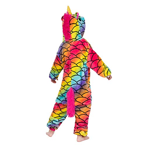 Rainbow Multicoloured Unicorn Onesie For Kids Unisex