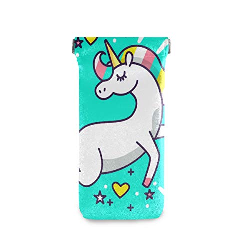 Turquoise Unicorn Sunglasses Pouch