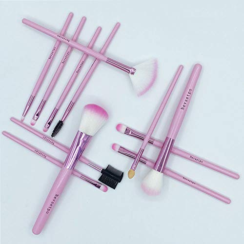 Hot Pink Unicorn Make Up Brush Set with Case 24pcs