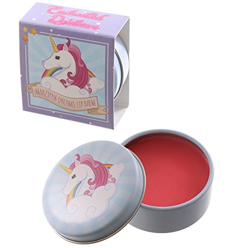 Cute Unicorn Lip Balm In A Tin Ideal Gift Stocking Filler (Marzipan Dreams)